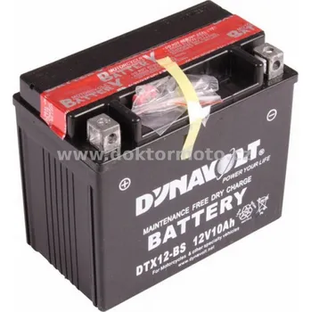 Motobaterie Akumulátor 12V 10Ah Dynavolt YTX12-BS 150x87x130