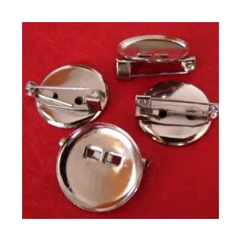 Základ na brože / odznaky 30mm 10ks (BZ30-10)