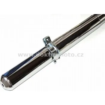 Výfuk pro motocykl Výfuk - tlumič výfuku komplet , chrom - Simson