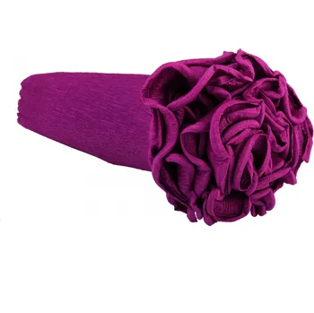 Krepový papír Krepový kornout 25cm x 2,5m 593-TM. FIALOVÁ