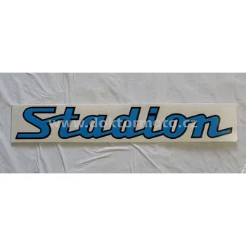 Samolepicí dekorace na vozidlo Nálepka - modro / černá Stadion,Jawetta