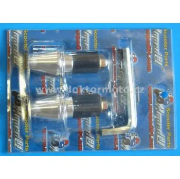 Auto-moto Závaží do řídítek - 16213 , stříbrné, kuželové