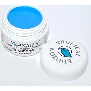 Umělé nehty topnails - barevný UV gel TROPICAL QUANDONG 5g (color gel)