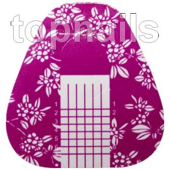 FLOWERS prodlužovací šablony - 50ks