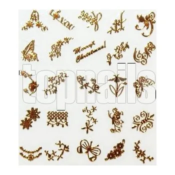 samolepka SAMOLEPKY - metallic GOLD 4