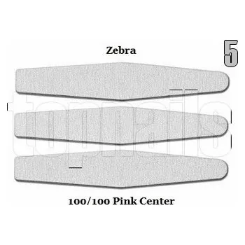 Pilník FIVE 100/100 zebra diamant