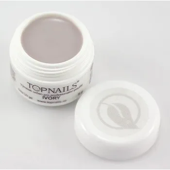 Umělé nehty topnails - barevný UV gel IVORY 5g (color gel)