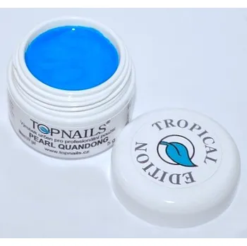 Lak na nehty topnails - barevný UV gel TROPICAL pearl QUANDONG 5g (color gel)