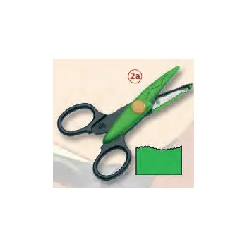 Others Dekorační nůžky zelené - Velké vlnky