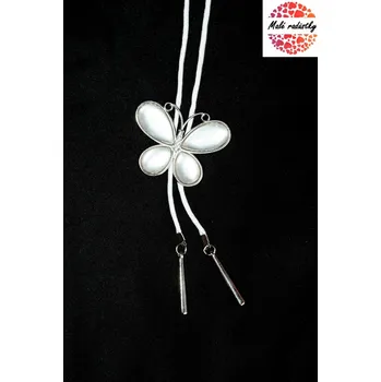Náhrdelník Náhrdelník Fashion Jewerly - Bílý motýl 017
