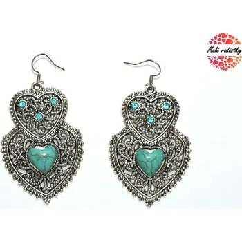 Náušnice Náušnice Fashion Jewerly - Tibetské dvousrdce 149