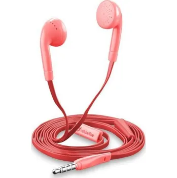 Sluchátka CellularLine Style&Color Butterfly, růžová