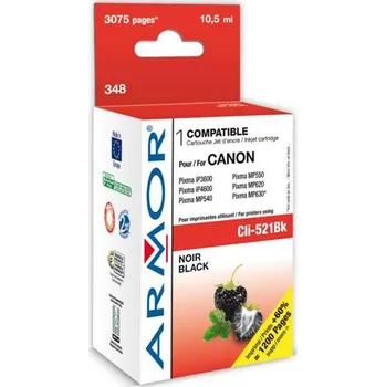 ARMOR ink-jet pro Canon iP3600,černá, komp. s CLI521BK, s čipem,k.č.348, 11ml