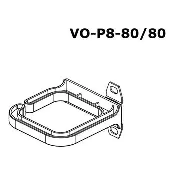 Racková skříň CONTEG Vázací plastové oko 80x80 MM, vertikální