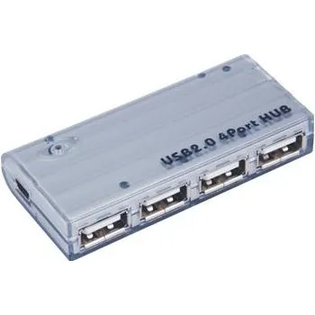 USB hub PremiumCord USB HUB 4-portový V2.0 bez napájení mini