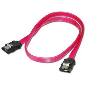 Kabel do PC PremiumCord 1,0m kabel SATA 1.5/3.0 GBit/s s kovovou zapadkou