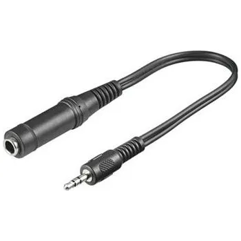 Počítač PremiumCord Redukce audio 3,5mm stereojack - 6.35mm stereojack 0.2m M/F