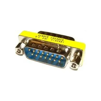 Kabel do PC PremiumCord Redukce 15M-15M dvouřadý