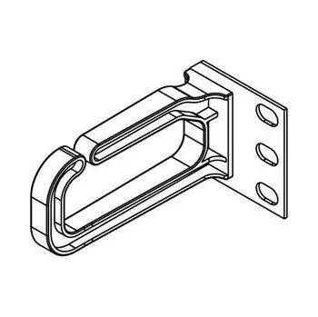 Racková skříň CONTEG Vázací plastové oko 40x80 MM, horizontální
