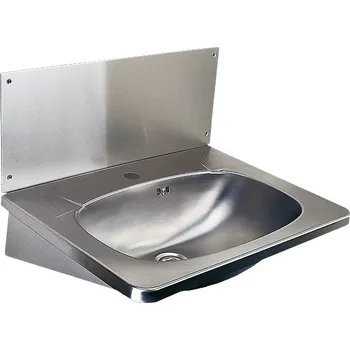 Umyvadlo SLUN 02 - Nerezové umyvadlo s otvorem pro stojánkovou baterii 59,5x44,5 cm 93020