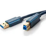 ClickTronic HQ OFC USB3.0 kabel, A-B, zlacené konektory, 3m