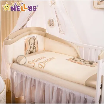 Povlečení Mantinel s povlečením Sweet Dreams by Teddy - piskový