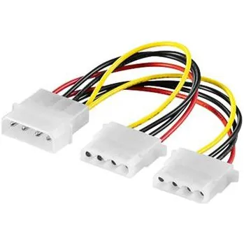 Kabel do PC PremiumCord Kabel napájecí HDD 5,25"-2x5,25"