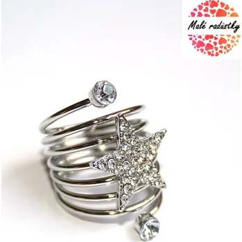 Prsten Prsten Fashion Jewerly - Silver star 174