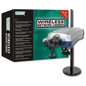IP kamera DIGITUS Wireless LAN Internet Camera, JPEG, RJ45 & 802.11GMax. 640 x 480, Frame Rate 3 - 30 fps 4I/O for Digital Alarm