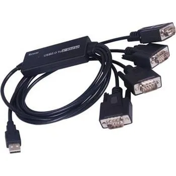 Kabel do PC PremiumCord USB2.0 na 4 x RS232C