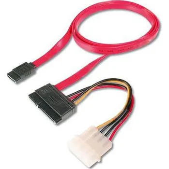 Kabel do PC PremiumCord kabel SATA datový + napájecí 0.5m