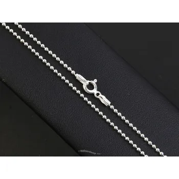 Řetízek Stříbro řetízek kuličkový 42cm Ag 925/1000 cca 3.3g