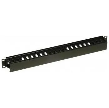 Racková skříň CONTEG Váz. panel,1U,19"jednostr.,40x60mm,9005