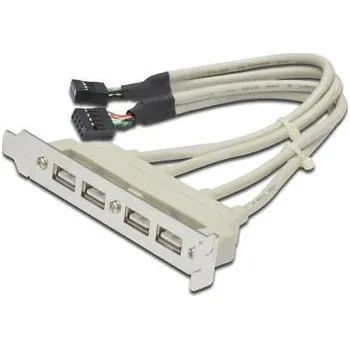 Kabel do PC PremiumCord USB vývod z MB na záslepku (4x typ A) spec. zapojení