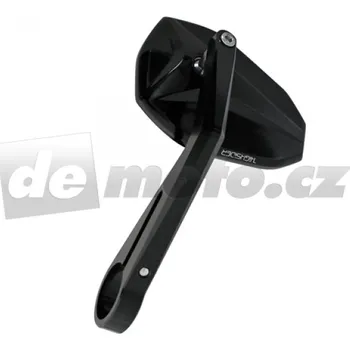 Zrcátko pro motocykl Motocyklové univerzální hliníkové zrcátko VICTORY na závažíčka - černé (elox)