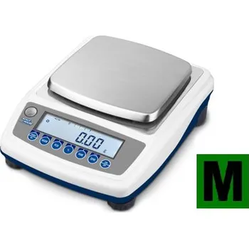 Laboratorní váha laboratorní váha Scalehouse HLD M, 6000g/1g s EU ověřením (laboratorní váha s externí kalibrací)