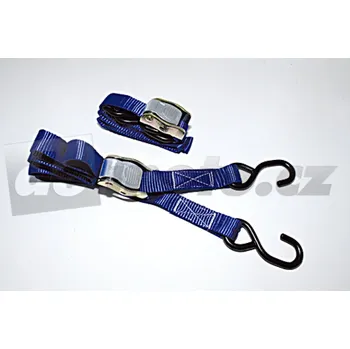 Upínací popruh Upevňovací popruh s háky (pár) - délka 1,8 m, max. zatížení 550 kg