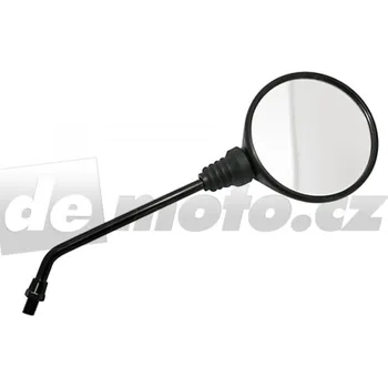 Zrcátko pro motocykl Motocyklové univerzální zrcátka RUND - černé