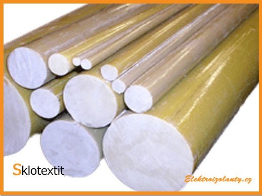 Sklotextit tyč - průměr 8 mm / délka 1000 mm