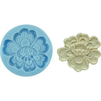 Jedlá dekorace na dort EasyBaking Silikonová formička Krajkový květ