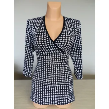 Dámská halenka Halenka MORKA, Barva Tmavě modrá, Velikost M 38 , Materiál 98% Polyester 2% Lycra