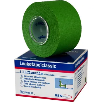 Tejpovací páska Leukotape Classic, 3,75 cm x 10 m, zelený