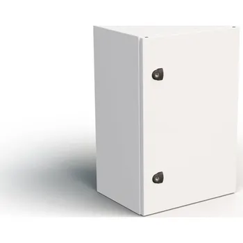 Racková skříň WME-070503-B Jednodveřový rozvaděč inTeg, v. 700mm, š. 500mm, h. 300mm, IP66, šedý