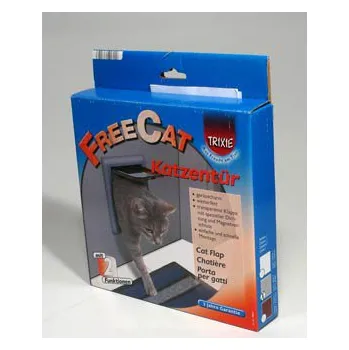 Dvířka pro psa Trixie 2P Freecat Classic šedá