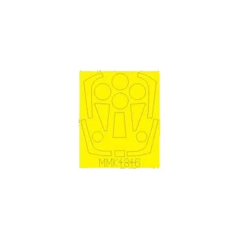 Plastikový model 1/48 SAAB 32 Lansen - paint mask (TARA)