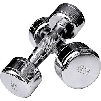 Trendy Sport Ruční činky chromové, 3 kg, 2 ks