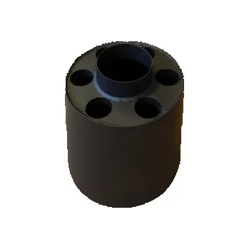 Kouřovod Teplovzdušný výměník - nástavec kouřový GÁJO 130 mm / 4 otvory