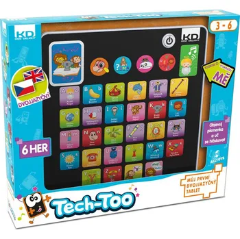 Výuková hračka Alltoys Můj první dvojjazyčný tablet