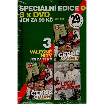 DVD film Válečné hity 3x DVD