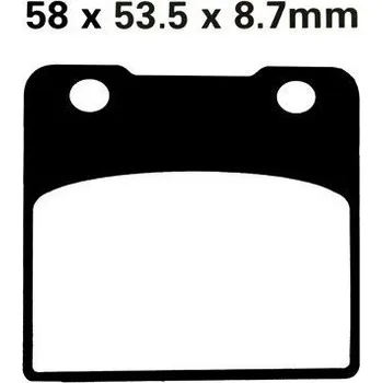 Brzdový komplet EBC FA103 přední organické brzdové destičky na motorku SUZUKI GSX 1100 E rok 84-86